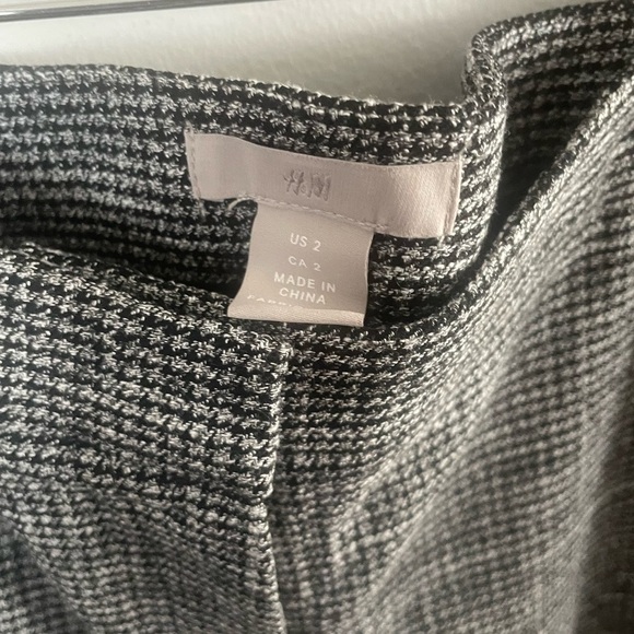 H&M Houndstooth Pants Sz 2 - Picture 2 of 3